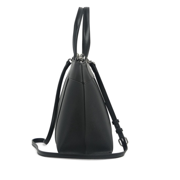Calvin Klein Gillian Satchel Handbag In Black & Silver - New With Tag- Reemoly - Picture 13 of 13